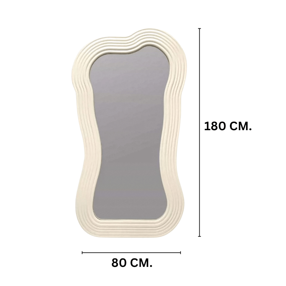 กระจกตั้งพื้น MY DOLLS HOUSE ZENN 180 CM. สีขาว